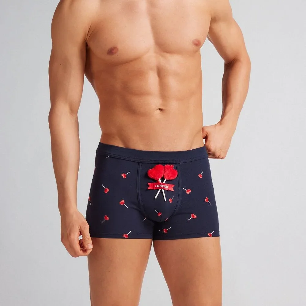 Intimissimi Heart Lollipops Plush Toy Superior Cotton Boxers